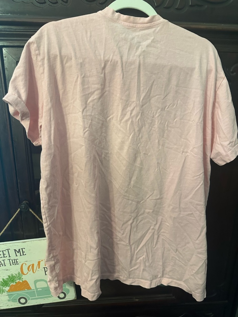 Show Me Your MuMu Pink 'Paradise' Graphic Tee with Yellow & Teal Print - Picture 5 of 5